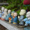 A row of praying Buddhas, Working at Samsung, and Geumosan Mountain, Gumi, Gyeongsangbuk-do, Korea - 24th June 2012