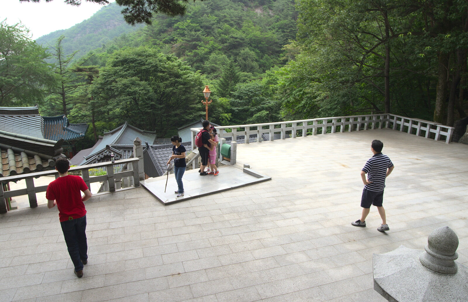 Surveying the scene from Working at Samsung, and Geumosan Mountain, Gumi, Gyeongsangbuk-do, Korea - 24th June 2012