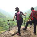 Walkers on the path, Working at Samsung, and Geumosan Mountain, Gumi, Gyeongsangbuk-do, Korea - 24th June 2012