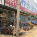 A pile of power tools on the pavement, Working at Samsung, and Geumosan Mountain, Gumi, Gyeongsangbuk-do, Korea - 24th June 2012