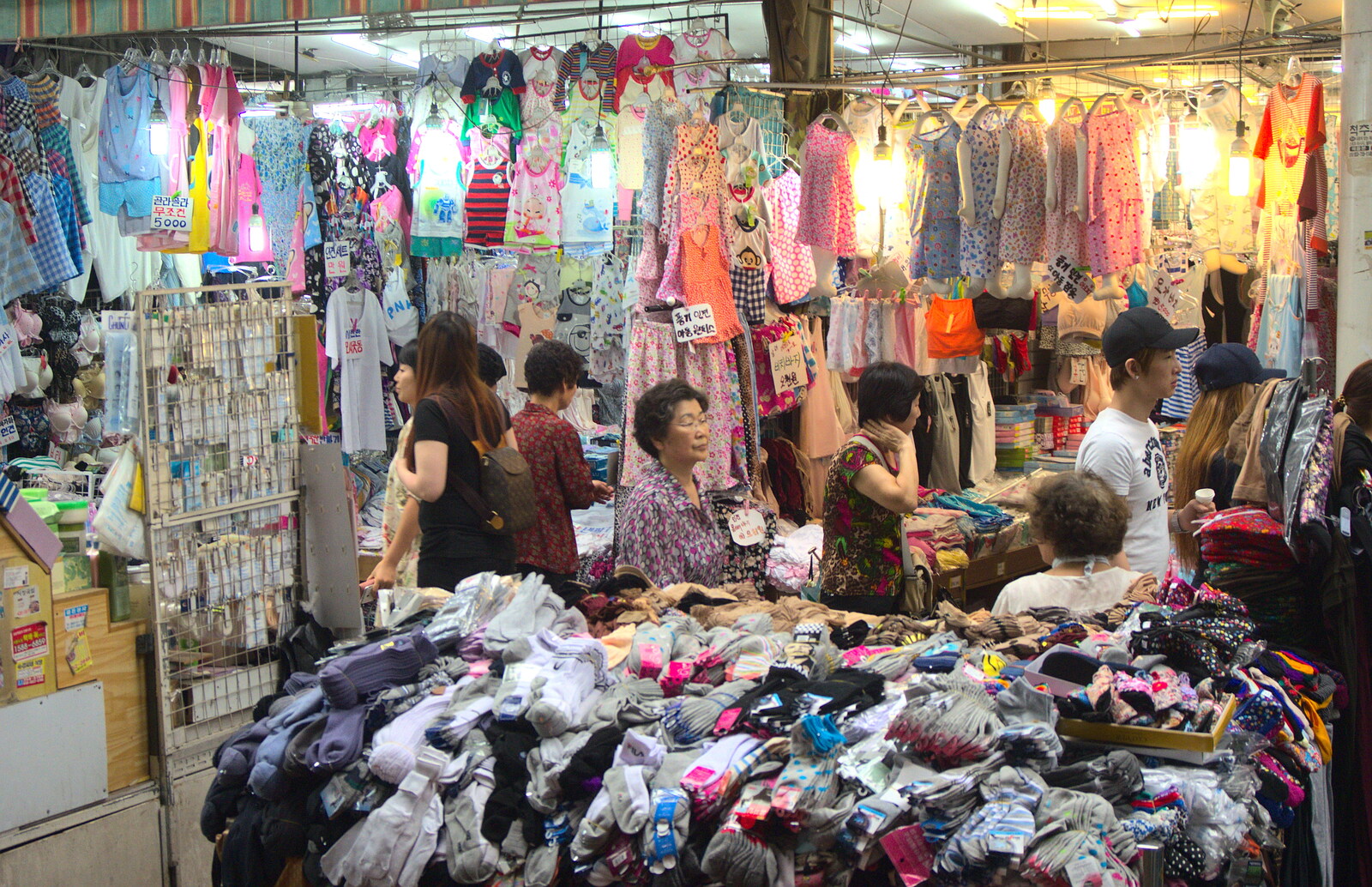 Clothing shops in Seomun Market from Seomun Market, Daegu, South Korea - 1st July 2012