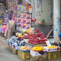 A fruit seller, Seomun Market, Daegu, South Korea - 1st July 2012