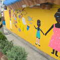 Colourful wall art, Seomun Market, Daegu, South Korea - 1st July 2012