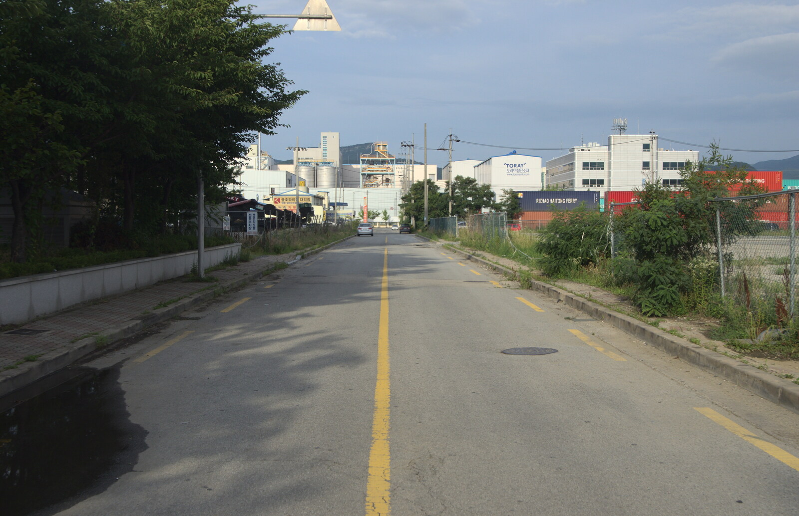 The side street down to the retail park from Seomun Market, Daegu, South Korea - 1st July 2012