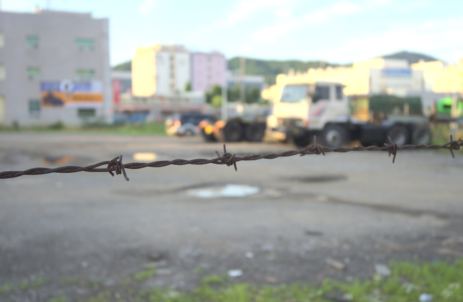 Barbed wire from Seomun Market, Daegu, South Korea - 1st July 2012