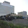 The back of the Gumi Century hotel, Seomun Market, Daegu, South Korea - 1st July 2012