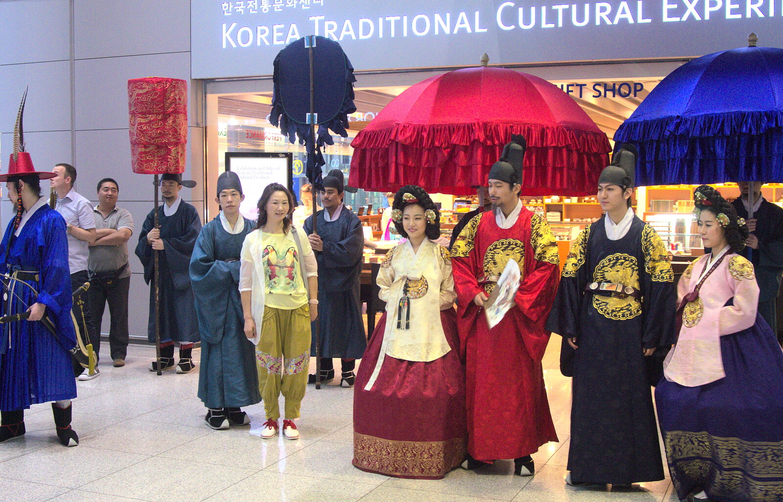 The Korean royal family from Seomun Market, Daegu, South Korea - 1st July 2012