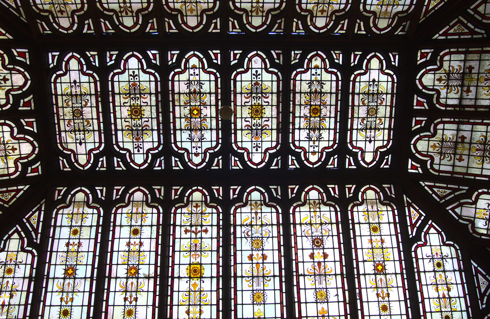 A nice stained-glass roof from TouchType does Bletchley Park, Bletchley, Bedfordshire - 20th July 2012
