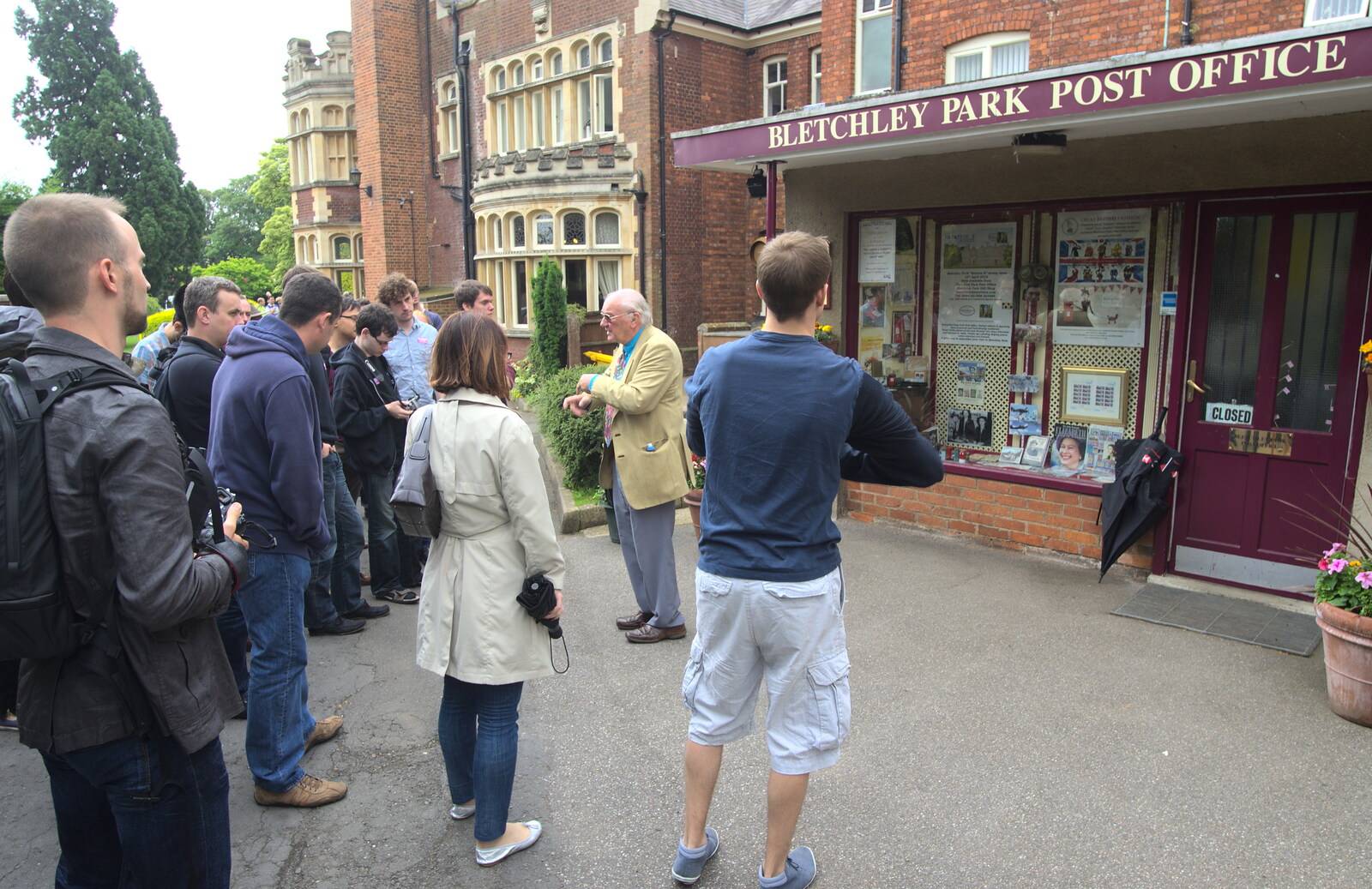 There's an intro talk by the Post Office from TouchType does Bletchley Park, Bletchley, Bedfordshire - 20th July 2012
