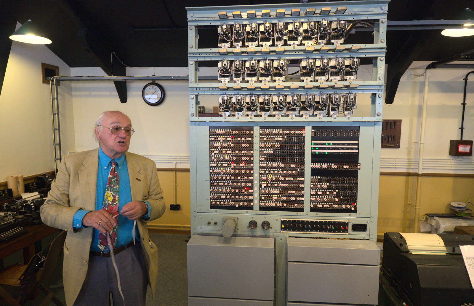 There's an introduction to Colossus from TouchType does Bletchley Park, Bletchley, Bedfordshire - 20th July 2012