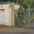 Old security gate, and an electric substation, TouchType does Bletchley Park, Bletchley, Bedfordshire - 20th July 2012