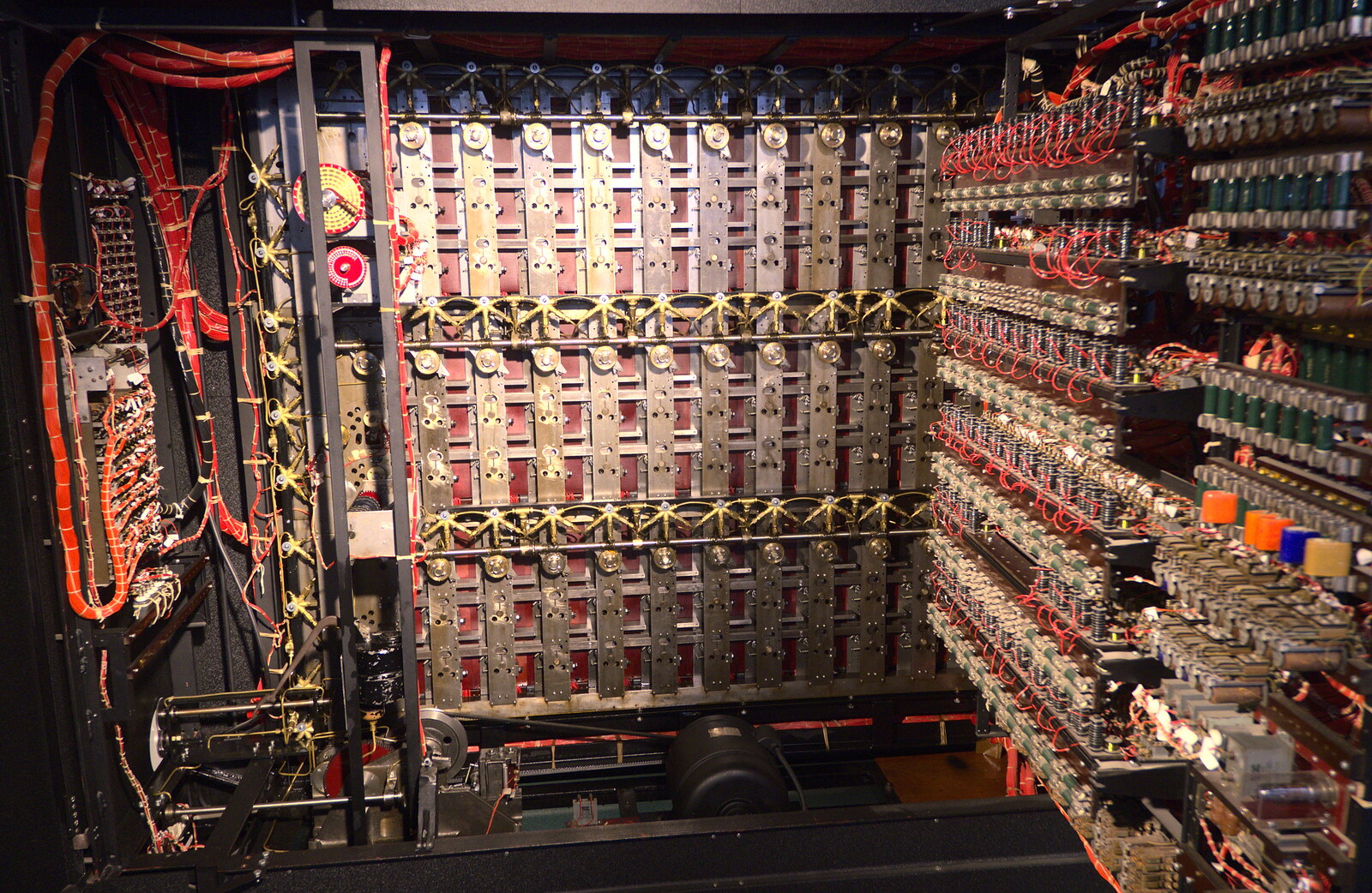 Inside the electro-mechanical Bombe  from TouchType does Bletchley Park, Bletchley, Bedfordshire - 20th July 2012