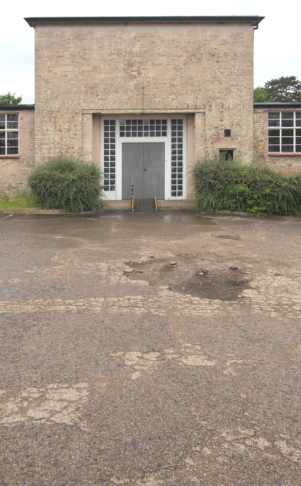 A 1940s building entrance from TouchType does Bletchley Park, Bletchley, Bedfordshire - 20th July 2012