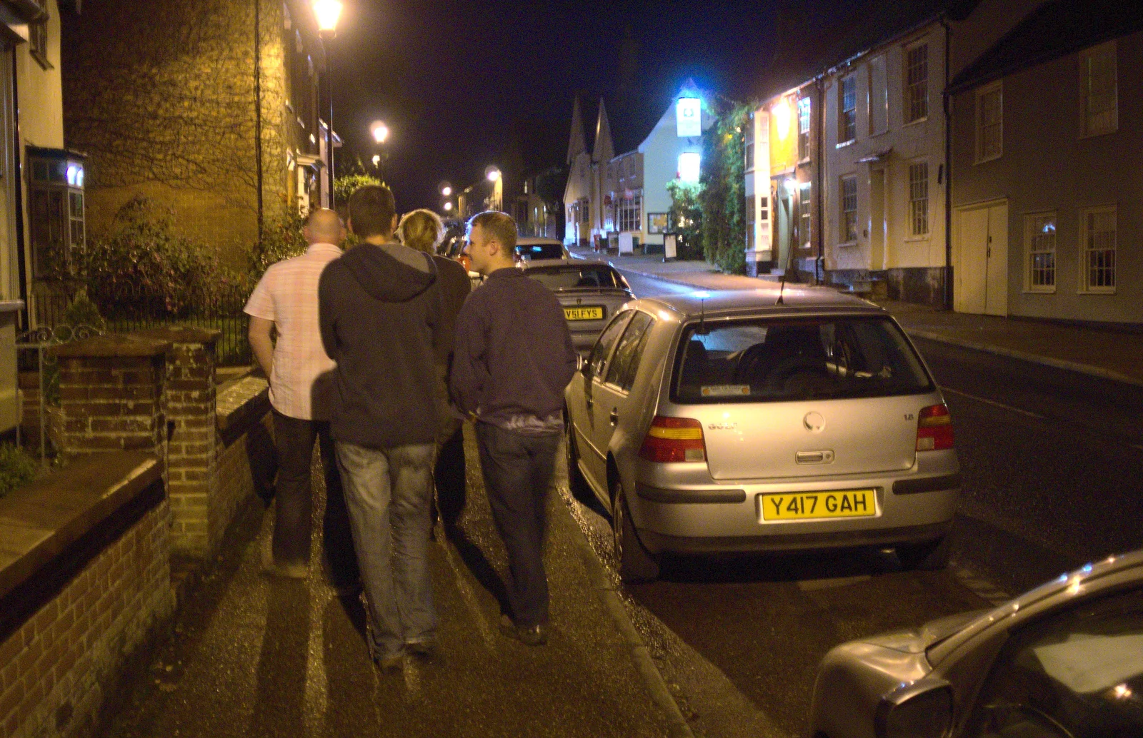 On The Street, literally, from Stick Game at the Cross Keys, Redgrave, Suffolk - 20th July 2012