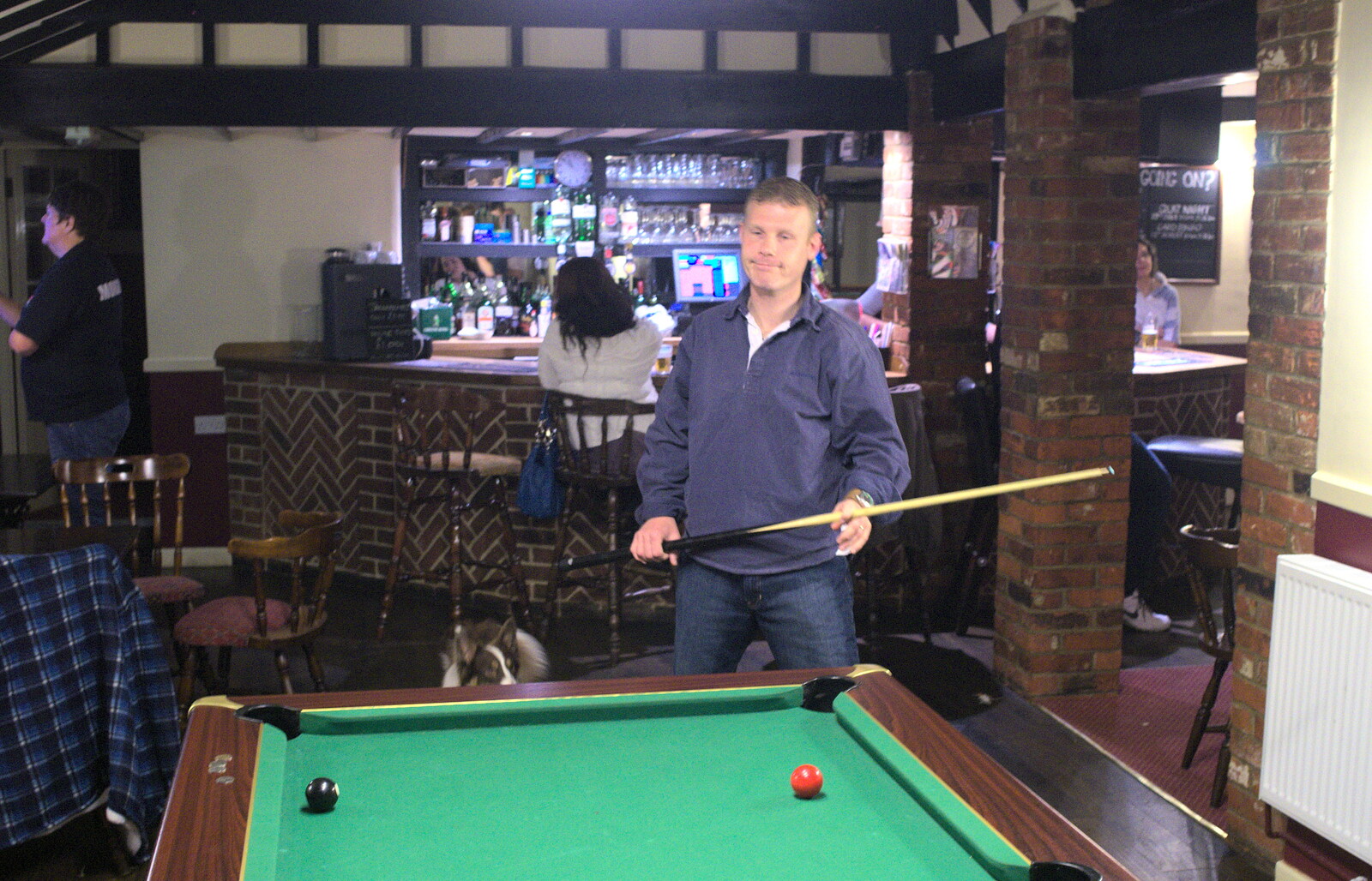 In the bar at the Cross Keys, Redgrave from Stick Game at the Cross Keys, Redgrave, Suffolk - 20th July 2012