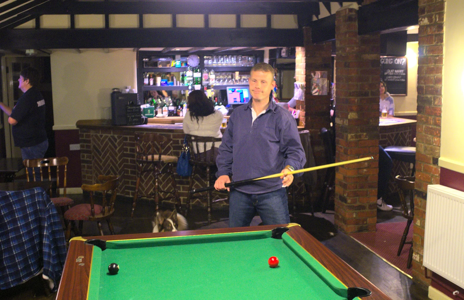 In the bar at the Cross Keys, Redgrave, from Stick Game at the Cross Keys, Redgrave, Suffolk - 20th July 2012