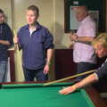 Wavy has a go, Stick Game at the Cross Keys, Redgrave, Suffolk - 20th July 2012