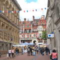 Princes Street in Ipswich, looking up to Cornhill, Stick Game at the Cross Keys, Redgrave, Suffolk - 20th July 2012