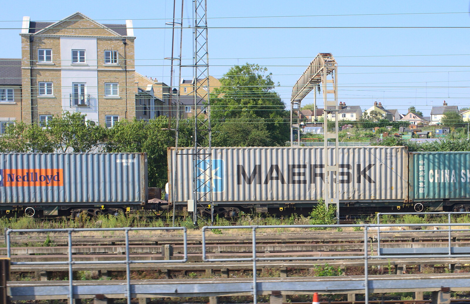 A stopped goods train from TouchType Office Life, Linton House, Union Street, Southwark - 25th July 2012