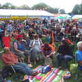 More stripey blankets, The Cambridge Folk Festival, Cherry Hinton, Cambridge - 28th July 2012