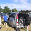 Kirstie's van is unloaded, The RSPB Charity Bike Ride, Little Glemham, Suffolk - 5th August 2012