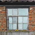 An out-house window with an abandoned banana, The RSPB Charity Bike Ride, Little Glemham, Suffolk - 5th August 2012