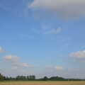 The big skies of Suffolk over the back field, Lunch in Amandines and Southwark Graffiti, London and Diss - 15th August 2012