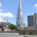 The view of the completed Shard from the office window, Lunch in Amandines and Southwark Graffiti, London and Diss - 15th August 2012