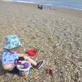 Back on the beach on a sunnier day, Camping by the Seaside, Cliff House, Dunwich, Suffolk - 15th August 2012