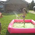 Water is kicked about, "Grandma Julie's" Barbeque Thrash, Bressingham, Norfolk - 19th August 2012