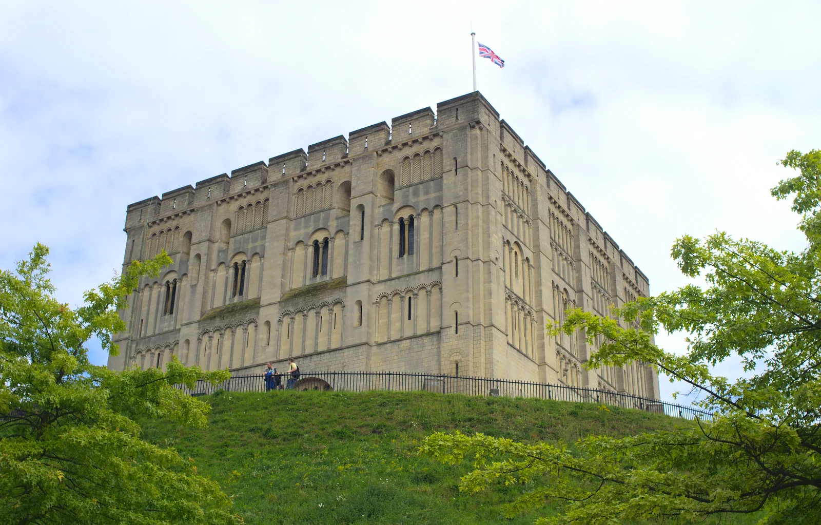 Norwich castle, from Bill and Carmen's Paella Barbeque, and a Trip to the City, Yaxley and Norwich - 25th August 2012