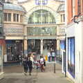 A view down to the Royal Arcade, Bill and Carmen's Paella Barbeque, and a Trip to the City, Yaxley and Norwich - 25th August 2012