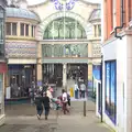 A view down to the Royal Arcade, Bill and Carmen's Paella Barbeque, and a Trip to the City, Yaxley and Norwich - 25th August 2012