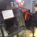 The firebox of a German steam train, A Bressingham Steam Day, Norfolk, 27th August 2012