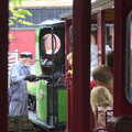 The train driver loads up with coal, A Bressingham Steam Day, Norfolk, 27th August 2012