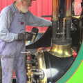 The engine driver stops for a coffee, A Bressingham Steam Day, Norfolk, 27th August 2012