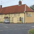 The boarded up Fox Inn at Garboldisham, Camping at Dower House, West Harling, Norfolk - 1st September 2012