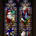 An impressive window in All Saints, Camping at Dower House, West Harling, Norfolk - 1st September 2012