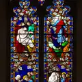 An impressive window in All Saints, Camping at Dower House, West Harling, Norfolk - 1st September 2012