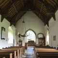The nave of West Harling All Saints, Camping at Dower House, West Harling, Norfolk - 1st September 2012