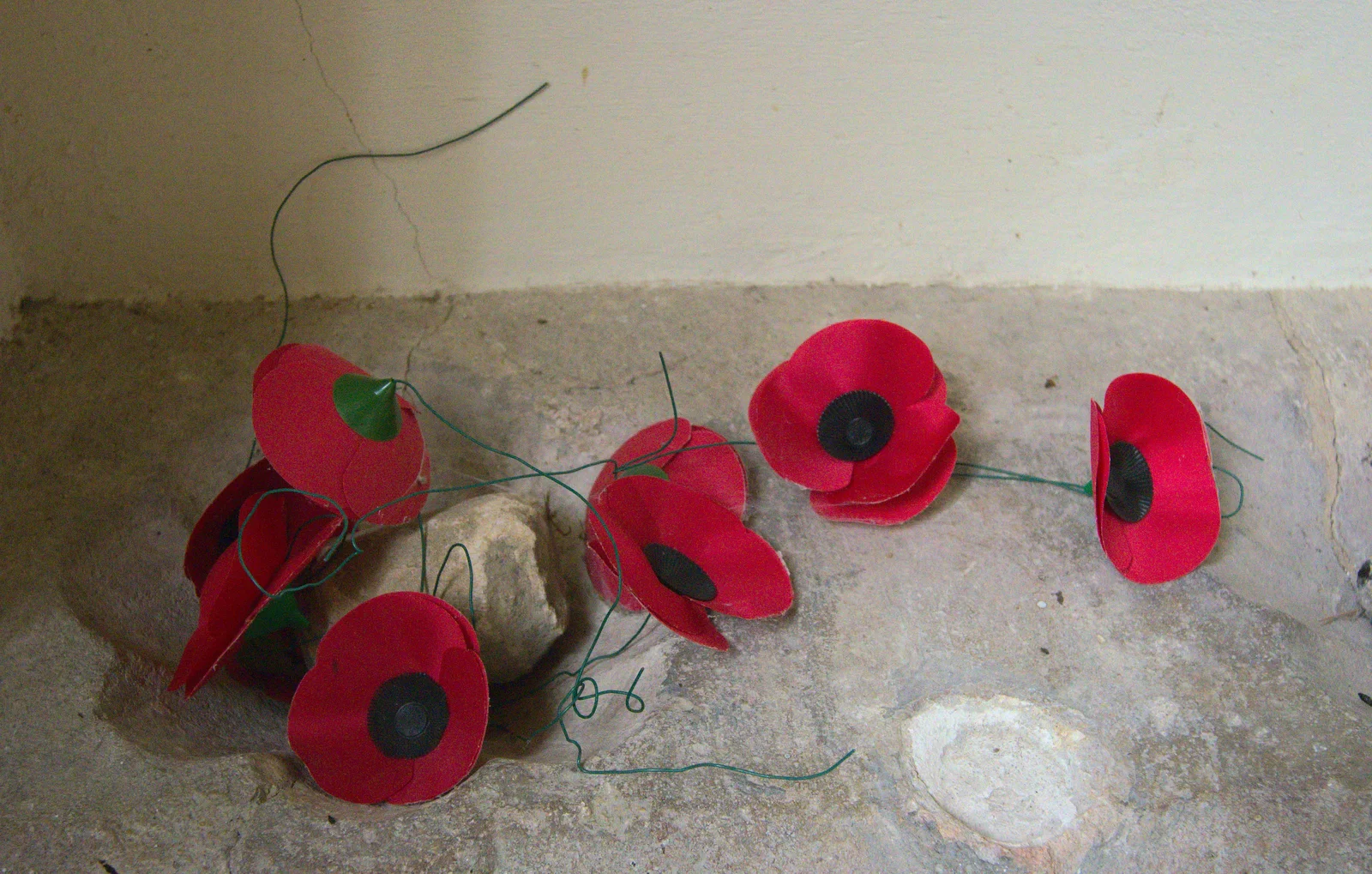 A display of poppies, from Camping at Dower House, West Harling, Norfolk - 1st September 2012