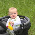 Harry looks perplexed, Camping at Dower House, West Harling, Norfolk - 1st September 2012