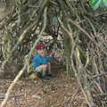 Fred finds a den, Camping at Dower House, West Harling, Norfolk - 1st September 2012