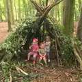 Grace, Fred and Sophie, Camping at Dower House, West Harling, Norfolk - 1st September 2012