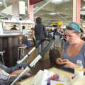 We get some sort of food at Stansted, A Trip to Sóller, Mallorca, Spain - 8th-14th September 2012