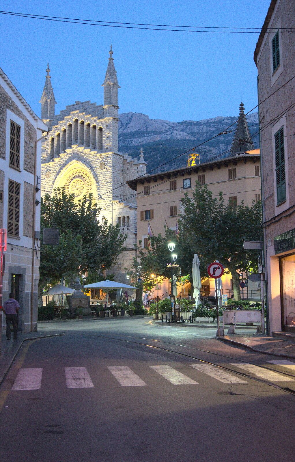 Downtown Sóller in the evening light from A Trip to Sóller, Mallorca, Spain - 8th-14th September 2012