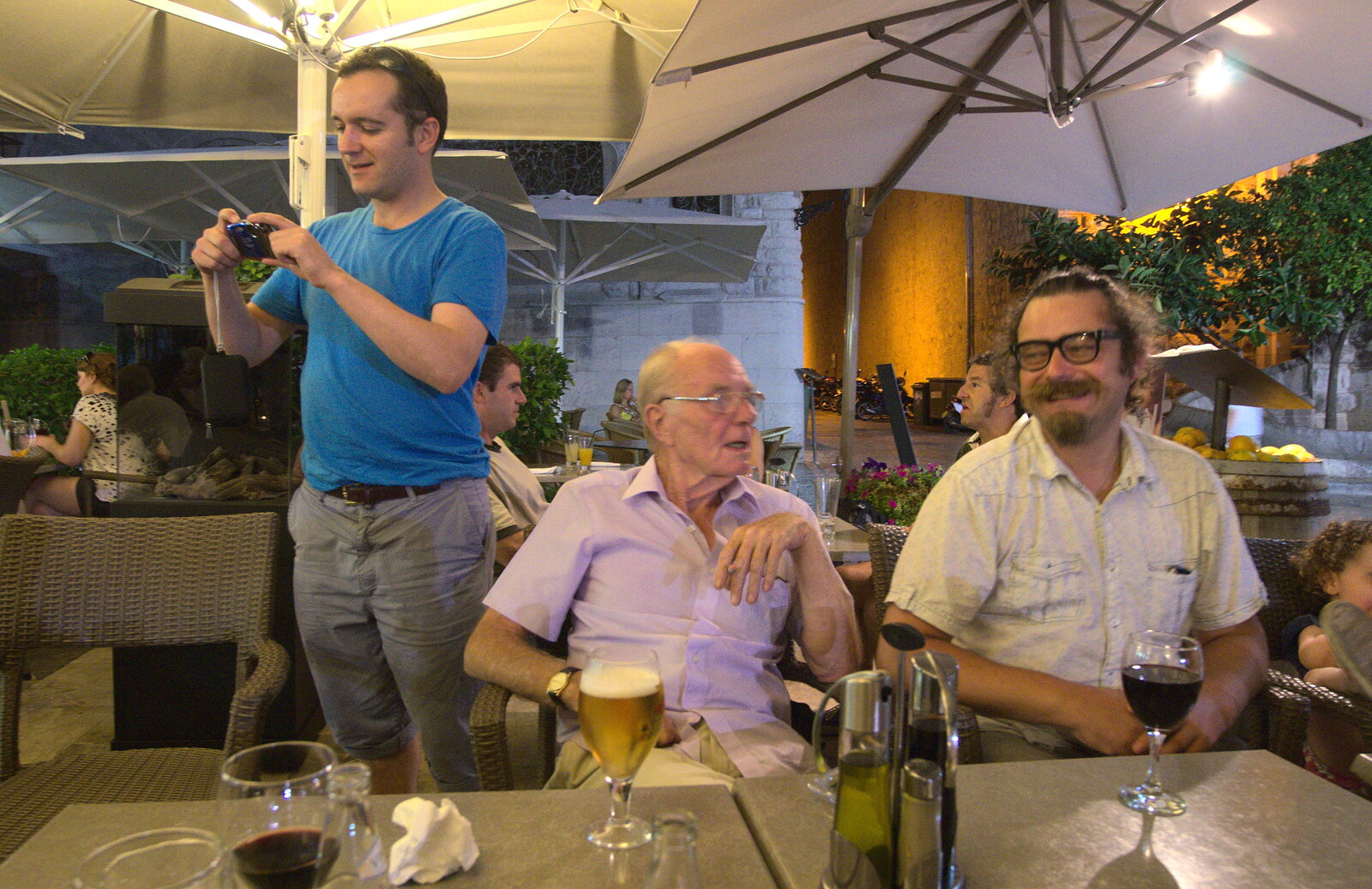 Jamie, Grandad and Noddy from A Trip to Sóller, Mallorca, Spain - 8th-14th September 2012