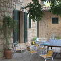 The back patio and table, A Trip to Sóller, Mallorca, Spain - 8th-14th September 2012