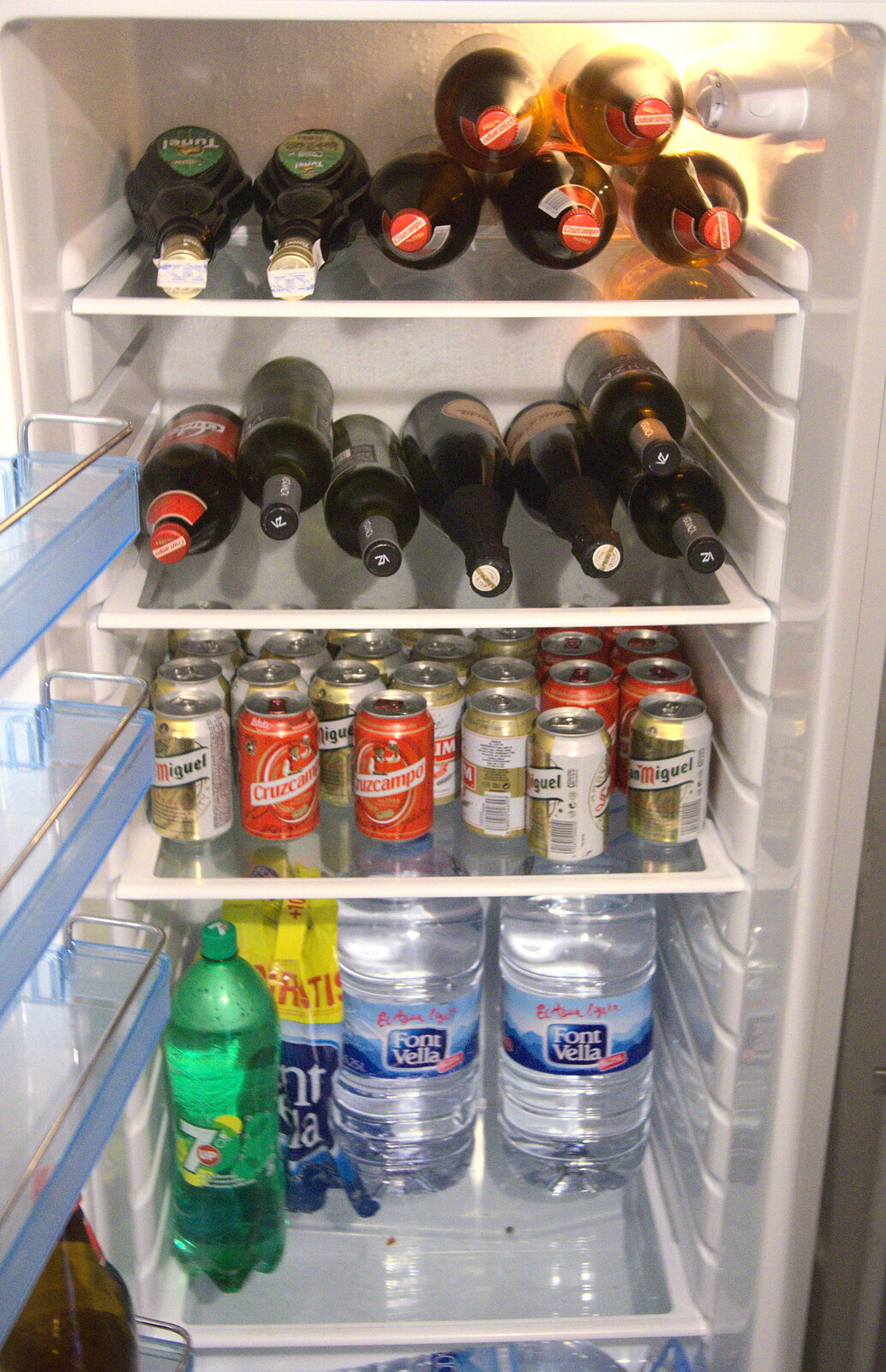 The fridge gets ready for the week ahead from A Trip to Sóller, Mallorca, Spain - 8th-14th September 2012