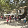 A tree-covered square, A Few Hours in Valdemossa, Mallorca, Spain - 13th September 2012